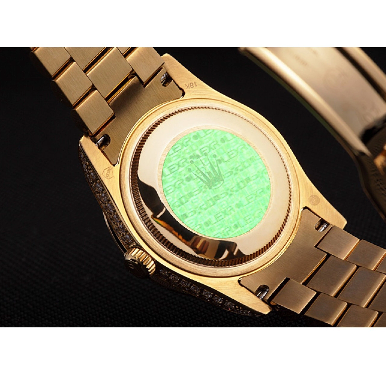 AAA Replica Watches Diamonds Gold-srl185 Yellow Day-Date Swiss 621615 Rolex 0824